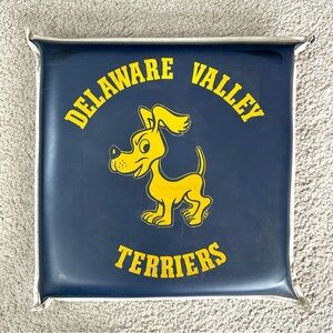 Vintage 1980s Delaware Valley Terriers Bleacher Seat Cushion DVHS Frenchtown NJ
